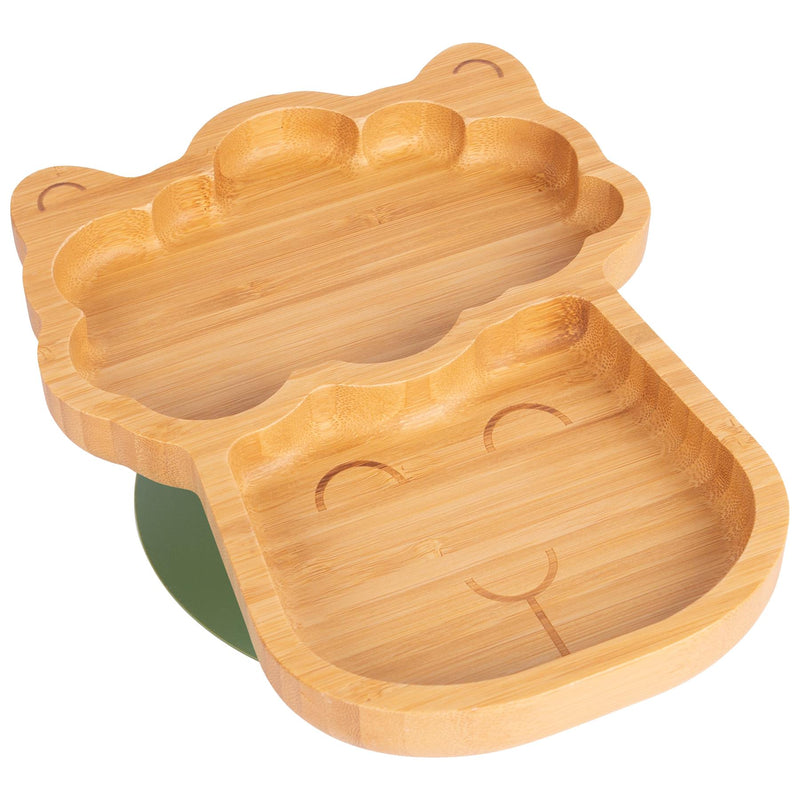 Bamboo Llama Baby Feeding Plate with Suction Cup - By Tiny Dining