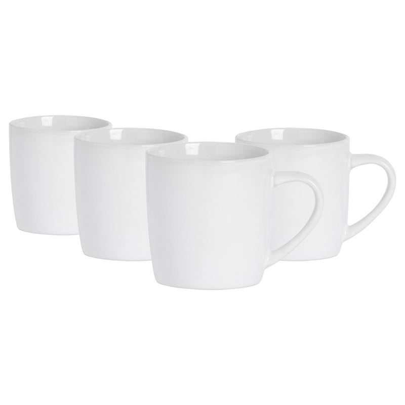 350ml Coloured Coffee Mugs - Pack of 4 - By Argon Tableware