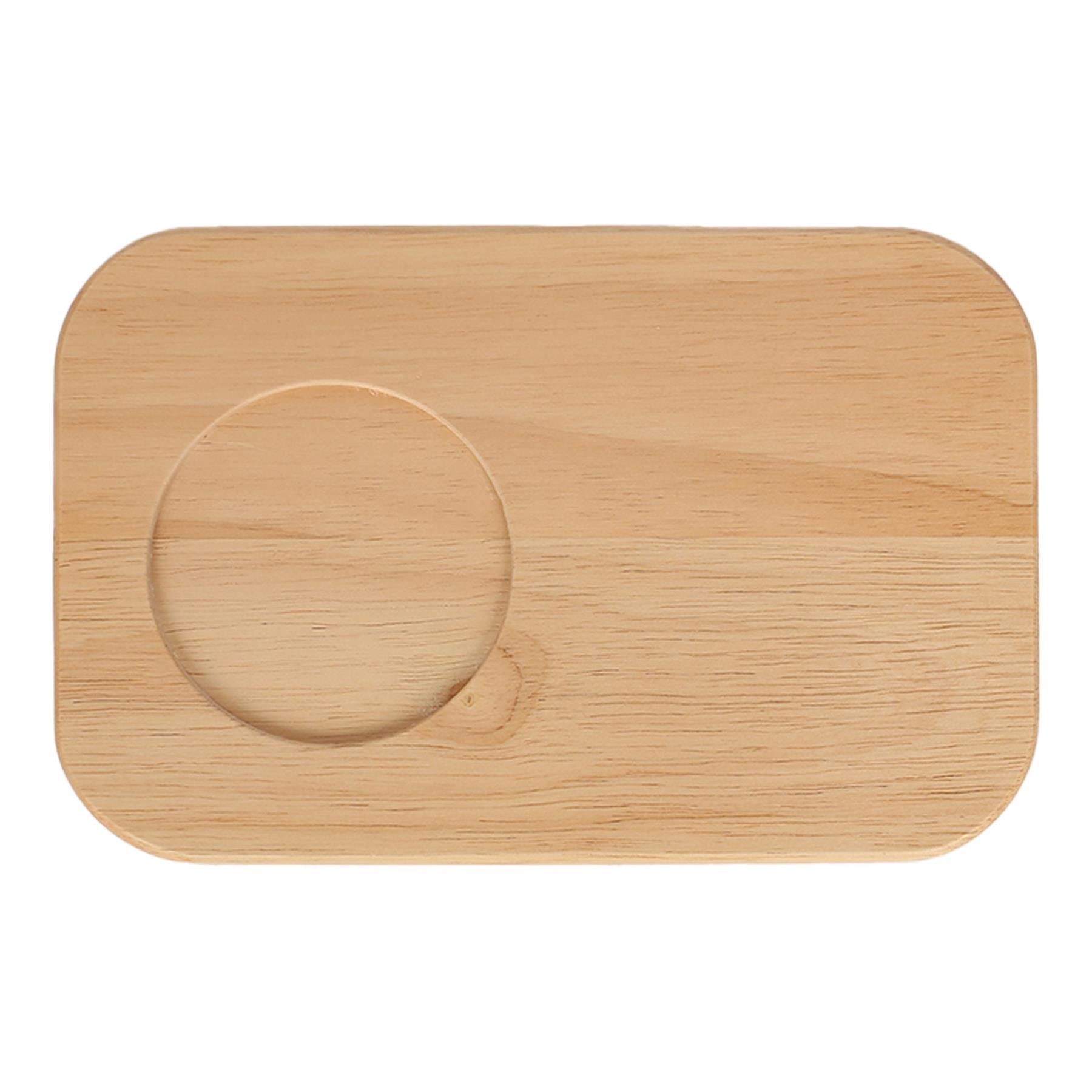 Wooden Tea &amp; Biscuit Serving Board - 23cm x 15cm