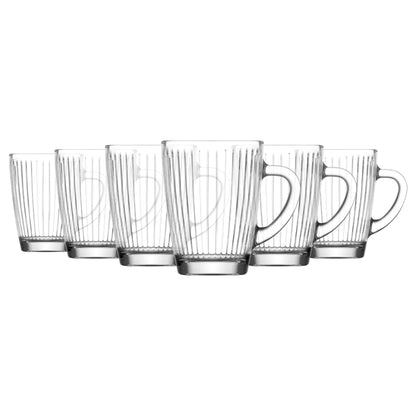 250ml Hestia Glass Mugs - Pack of 6
