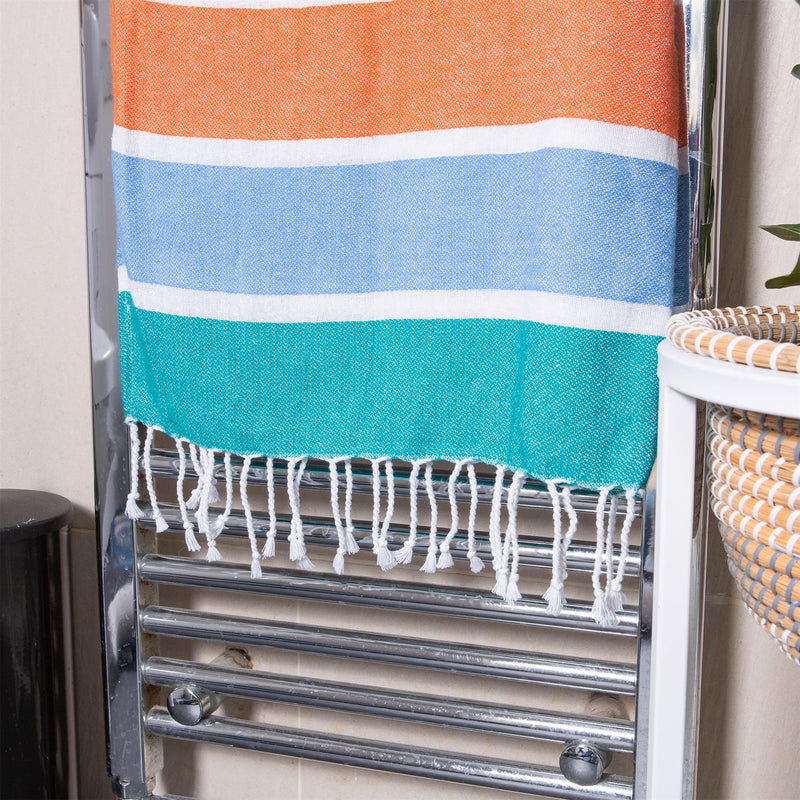 Turkish Cotton Bath Towel - 160cm x 90cm - By Nicola Spring