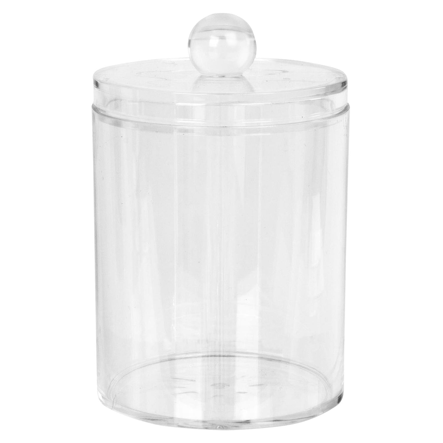 Bathroom Canister with Clear Lid - By Harbour Housewares