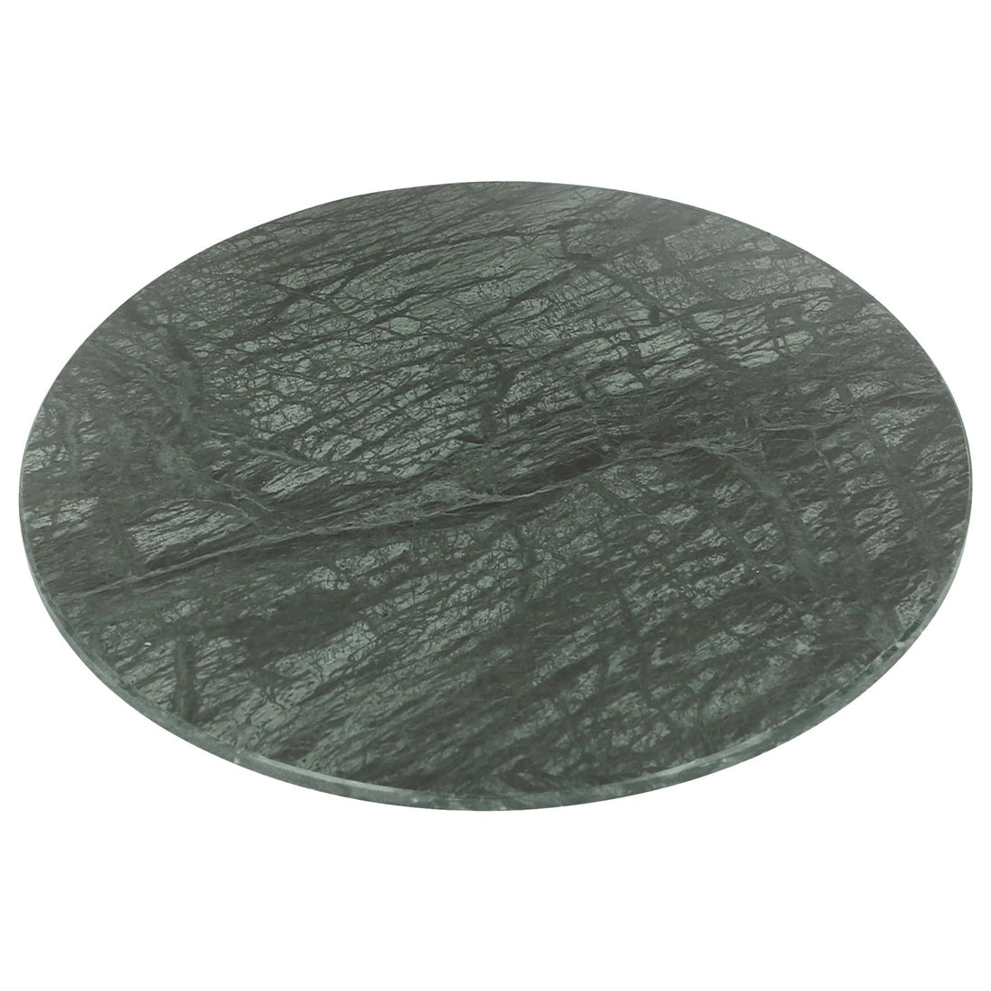 Green 30cm Round Marble Chopping Board