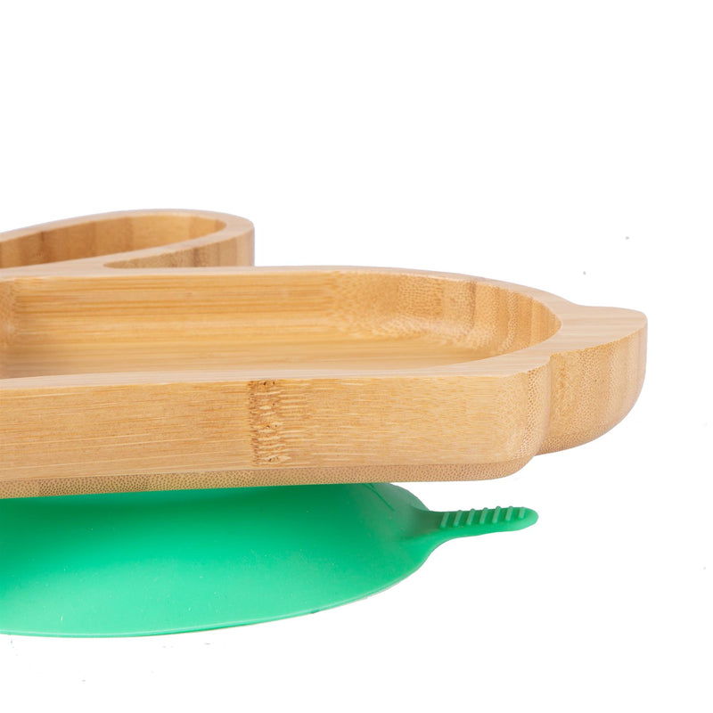 Bamboo Rabbit Baby Feeding Plate with Suction Cup - By Tiny Dining