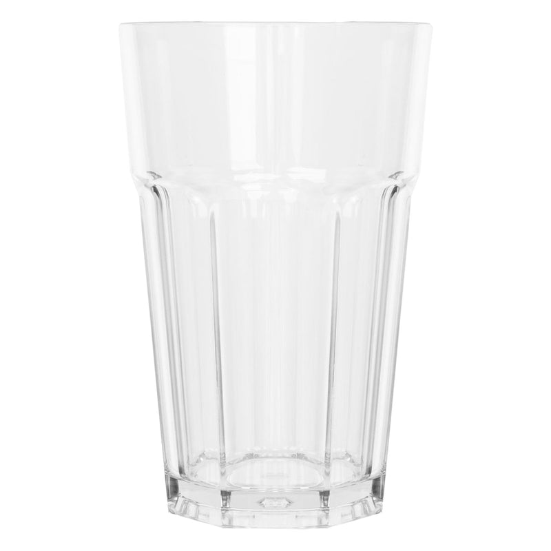 400ml Reusable Plastic Highball Glasses - Pack of 6 - By Argon Tableware