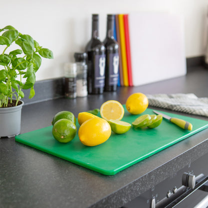 6pc Multicoloured Plastic Chopping Board Set