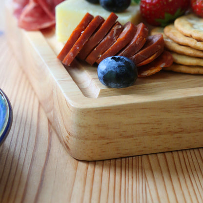 Wooden Butchers Block Chopping Board - 30cm x 20cm