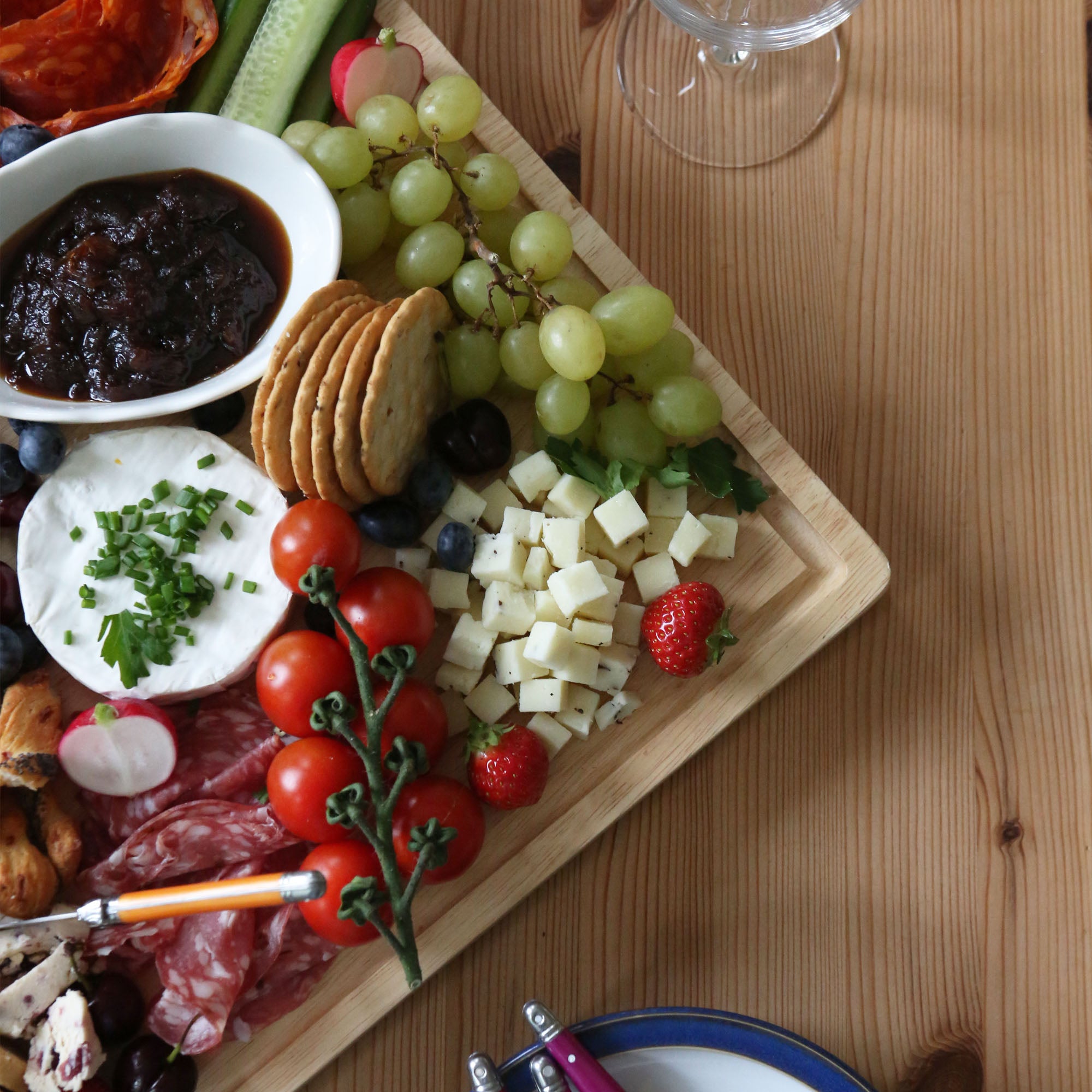 Wooden Butchers Block Chopping Board - 60cm x 40cm