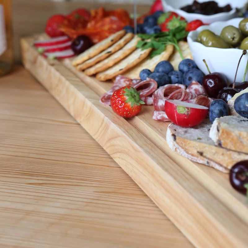 Wooden Butchers Block Chopping Board - 60cm x 40cm - By Argon Tableware