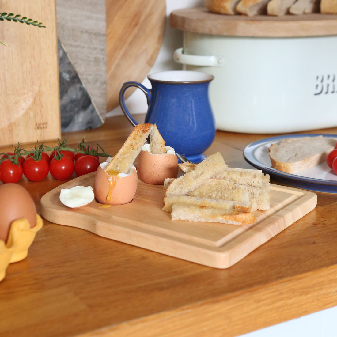 Wooden Breakfast Board - 20cm x 24cm