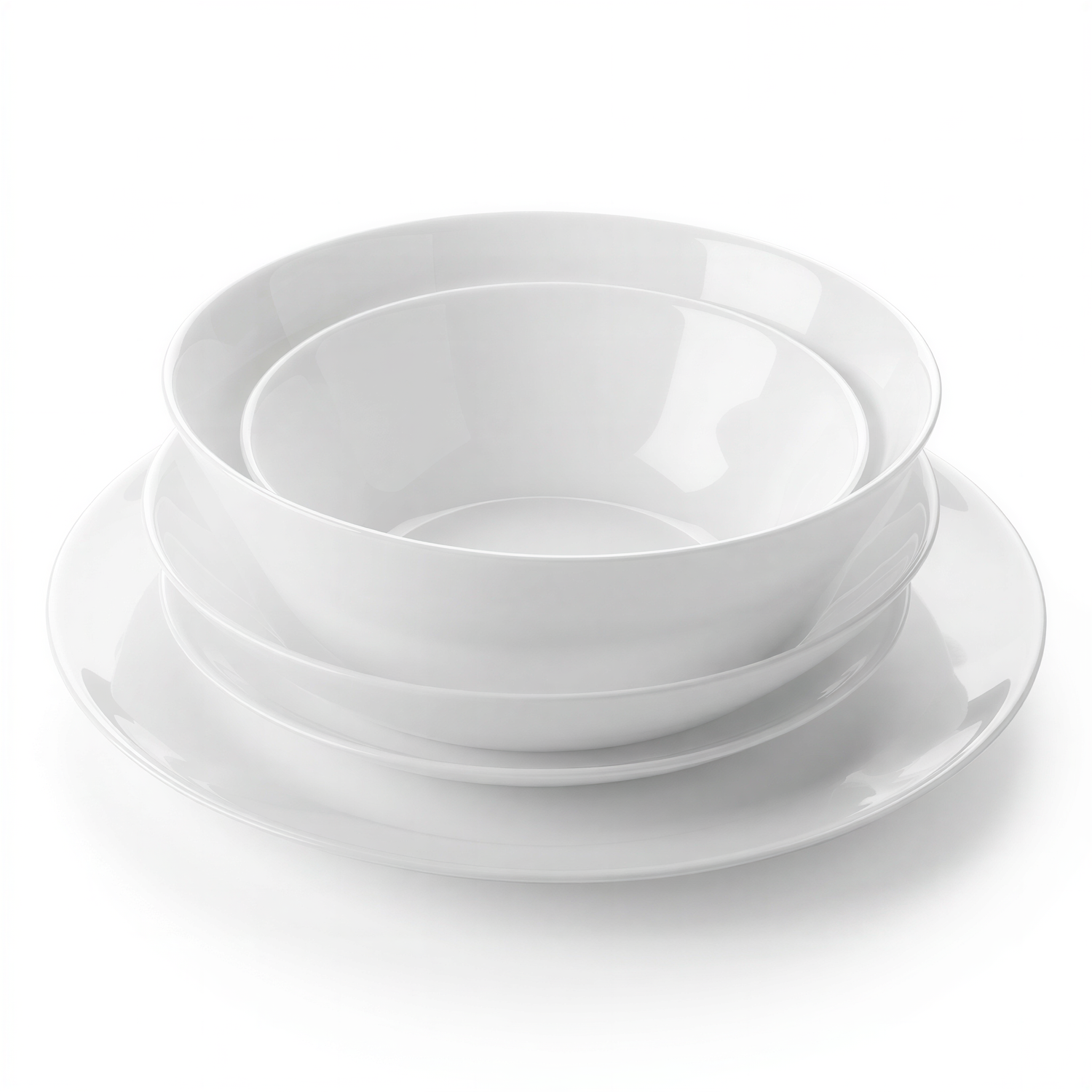 Round Opalware Dinnerware