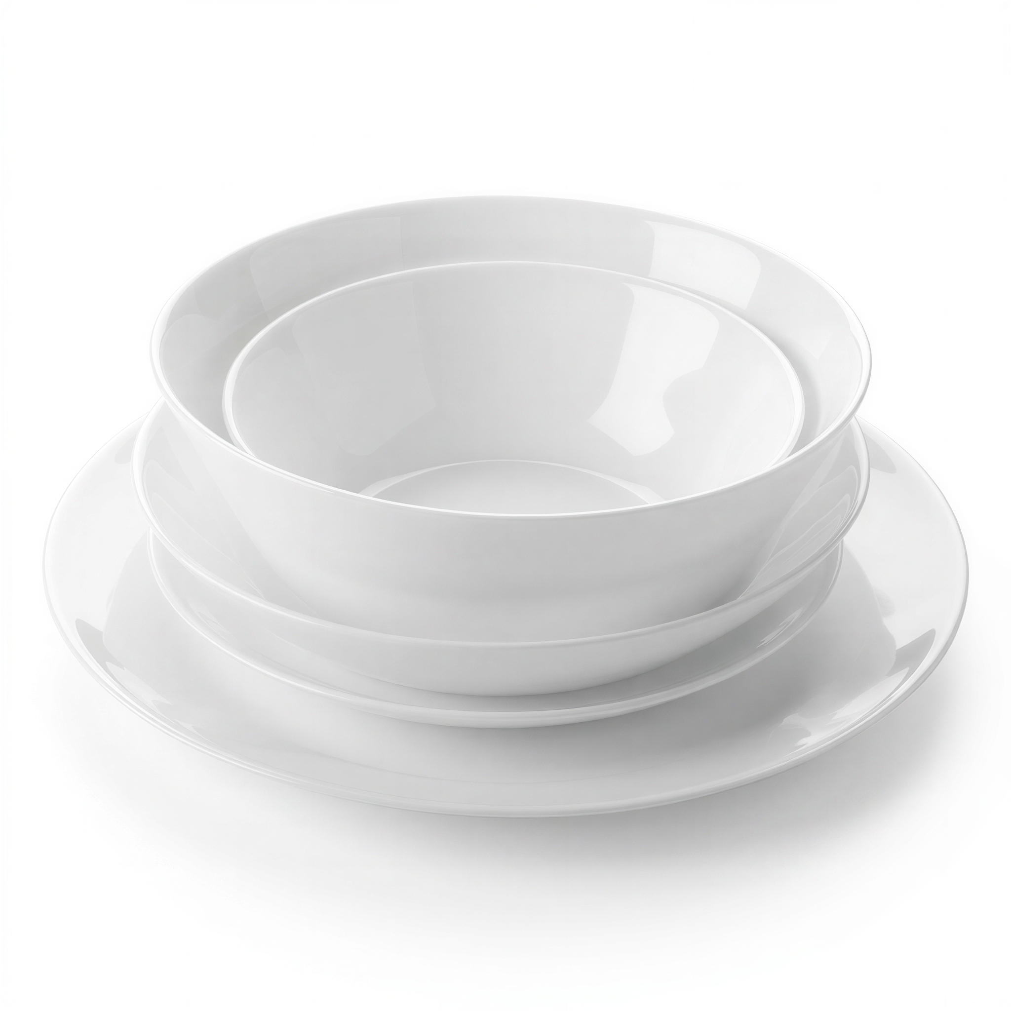 Round Opalware Dinnerware