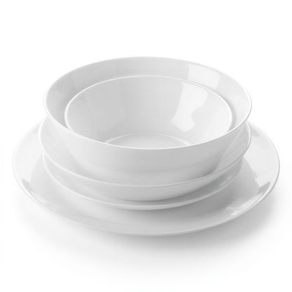 Round Opalware Dinnerware