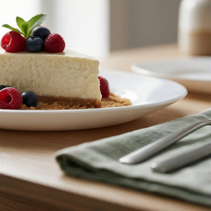 Round Opalware Dessert Plates - 19cm - White - Pack of 6