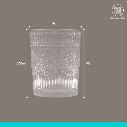 12pc Amore Glass Tumbler Set