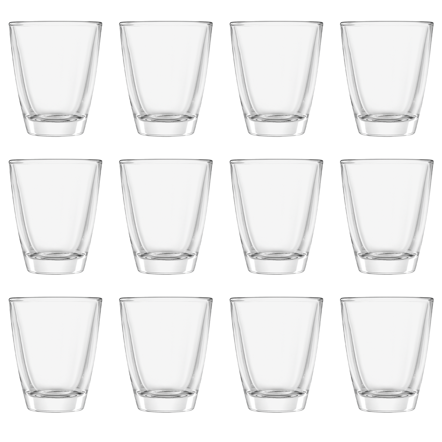 30ml Wide Shot Glasses - Pack of 12