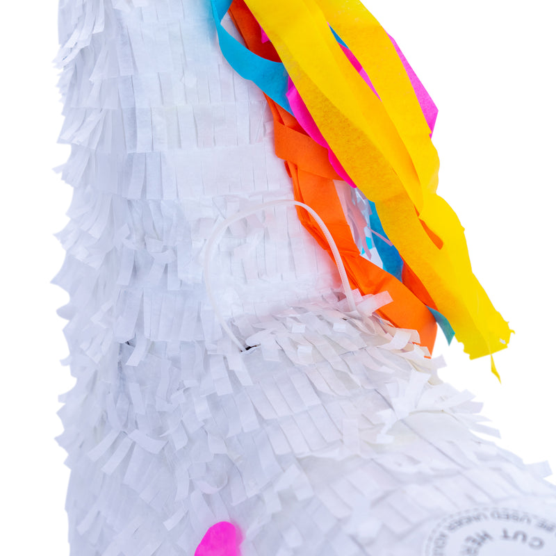 Unicorn Pinata with Stick & Blindfold - By Fax Potato