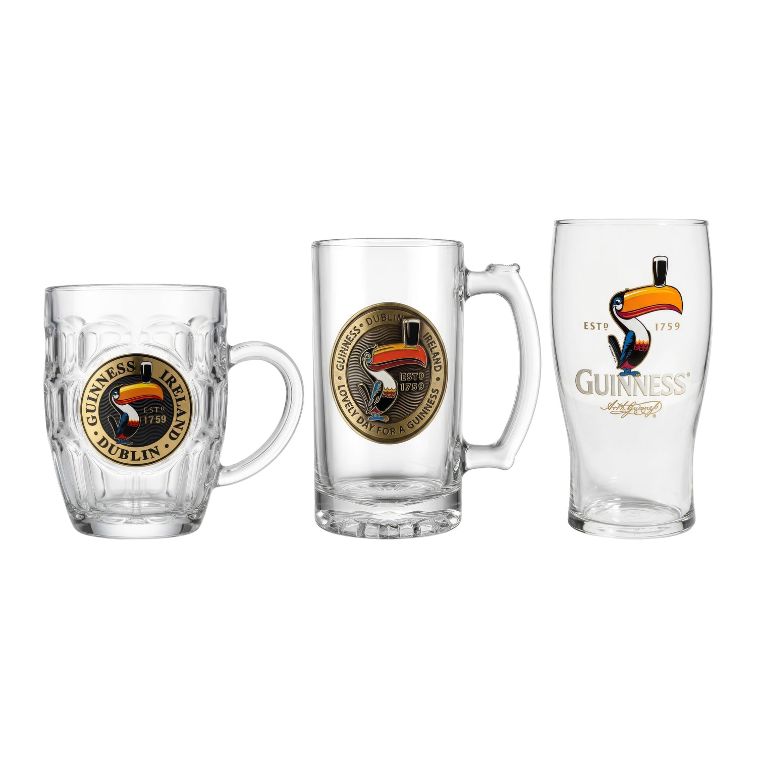 Guinness Toucan Glasses