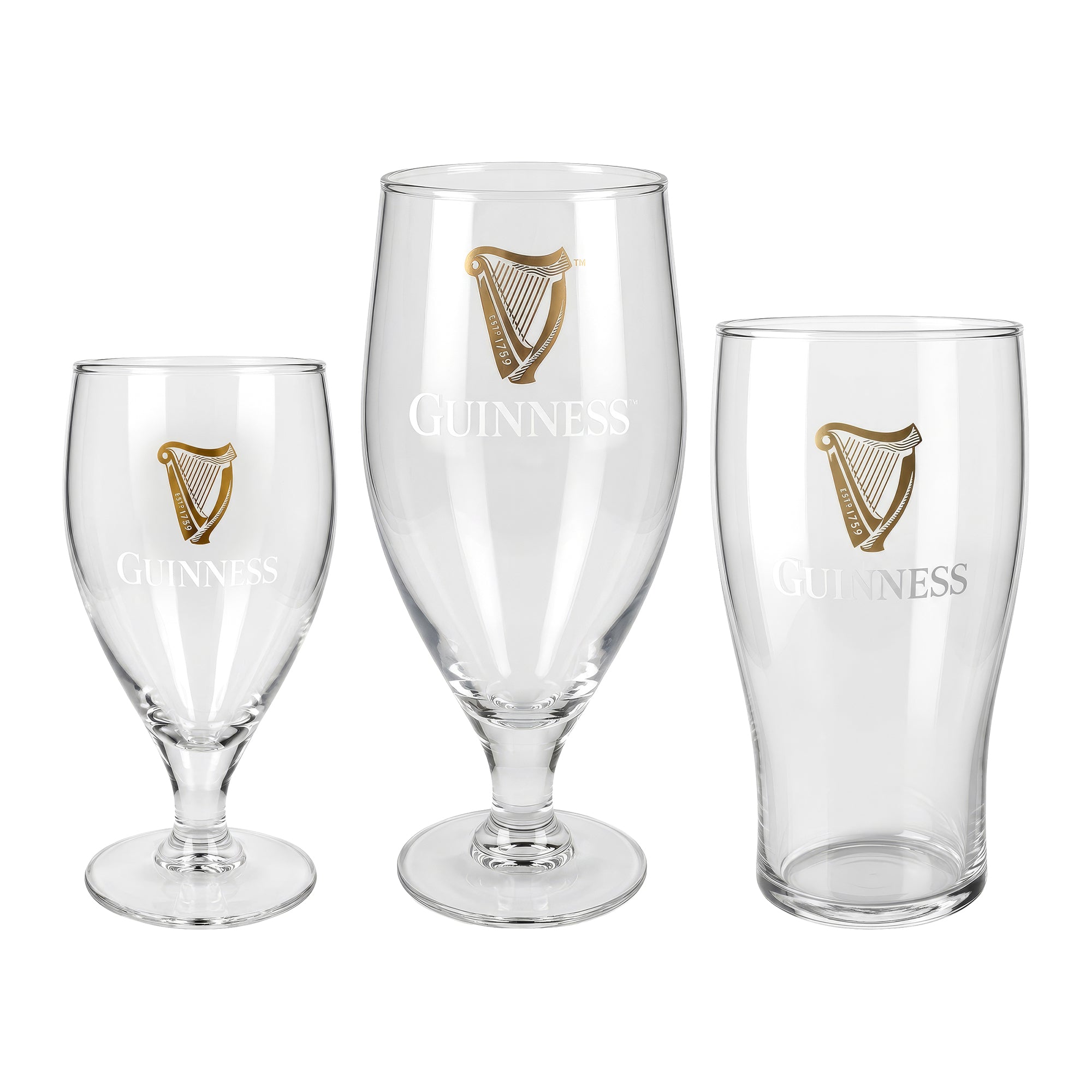 Guinness Harp Glasses