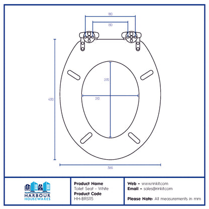 Wooden Soft Close Toilet Seat