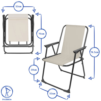 Folding Metal Beach Chair