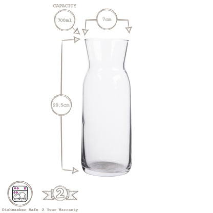 1.2L Fonte Glass Carafe with Silicone Lid - By LAV