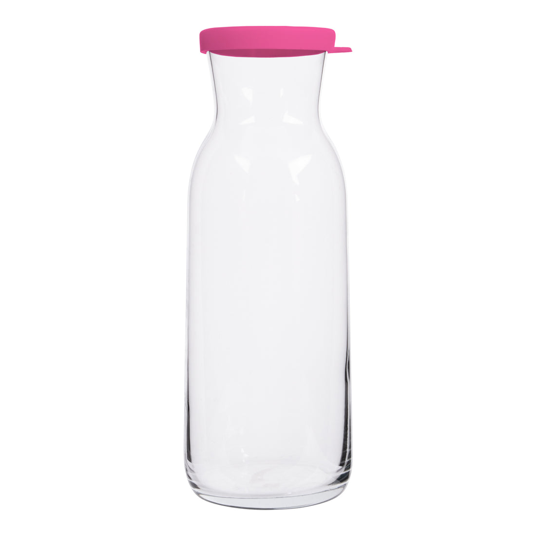 1.2L Fonte Glass Carafe with Pink Silicone Lid