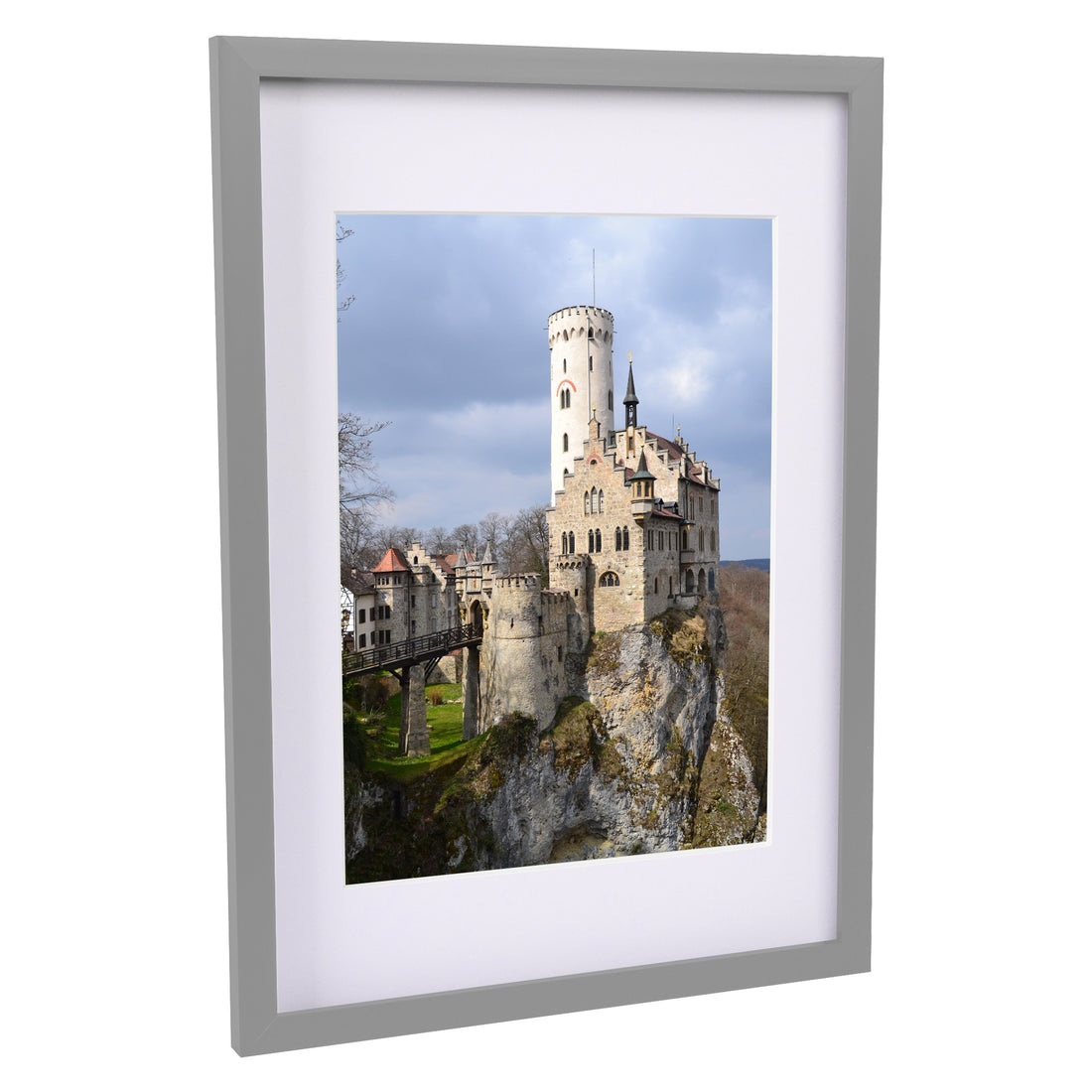 Grey A3 (12" x 17") Photo Frame with A4 (8" x 12") Mount