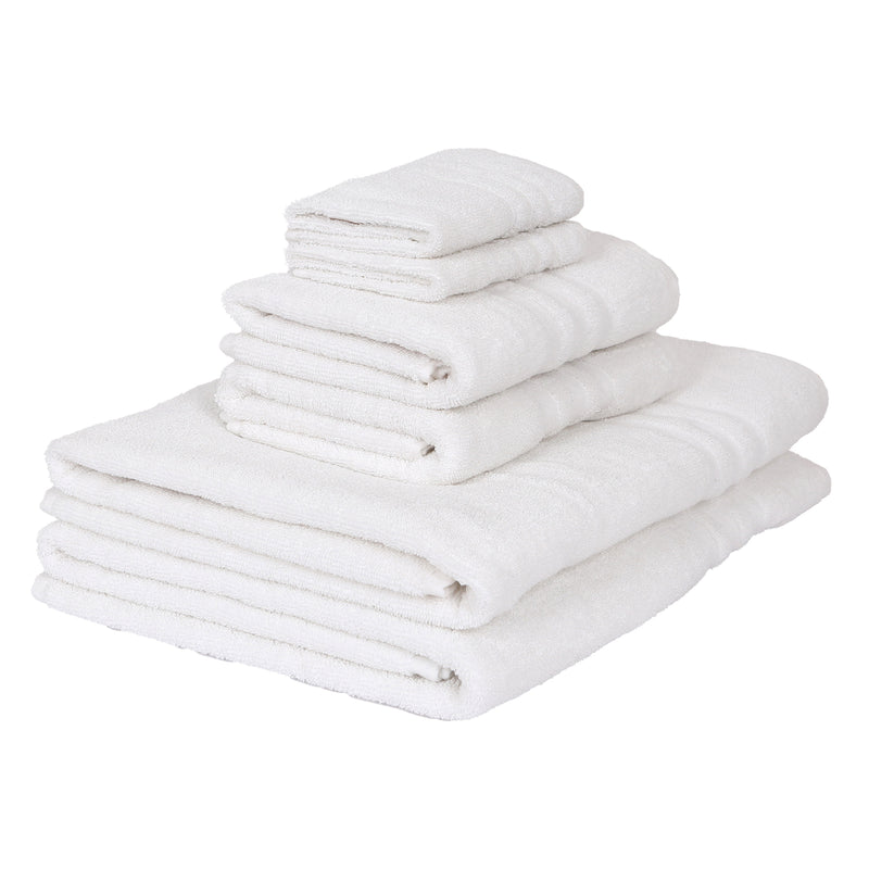 6pc 160cm x 90cm Cotton Towels Set - By Nicola Spring