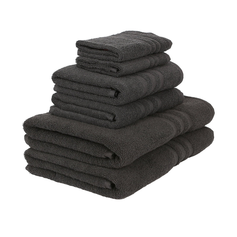 6pc 135cm x 70cm Cotton Towels Set - By Nicola Spring