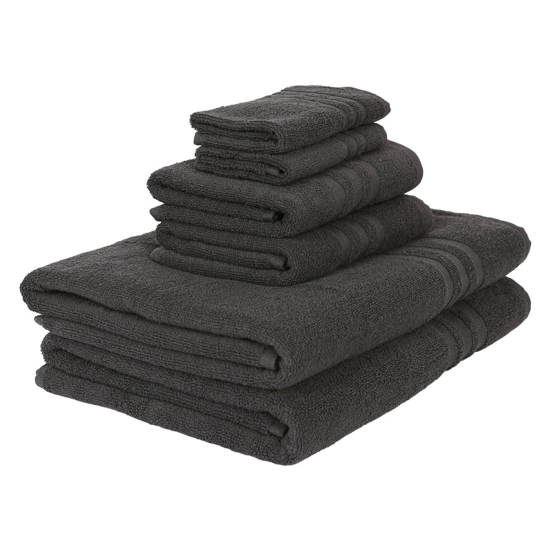 6pc 160cm x 90cm Cotton Towels Set - By Nicola Spring