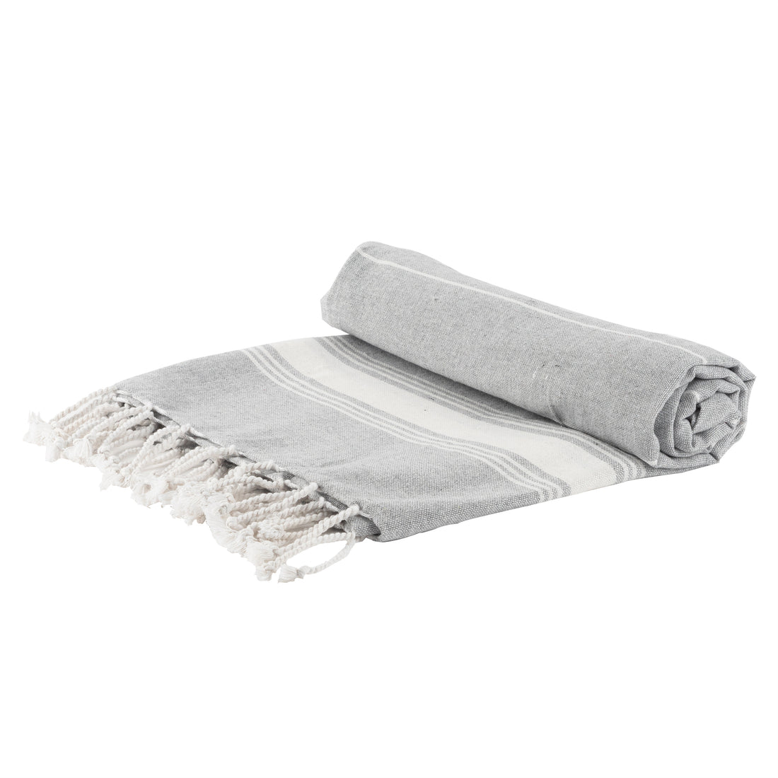 Grey 170cm x 90cm Turkish Cotton Beach Towel