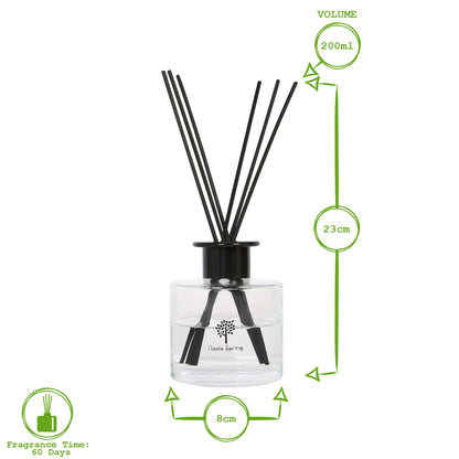 Glass Reed Diffuser - 200ml - Vanilla Sands