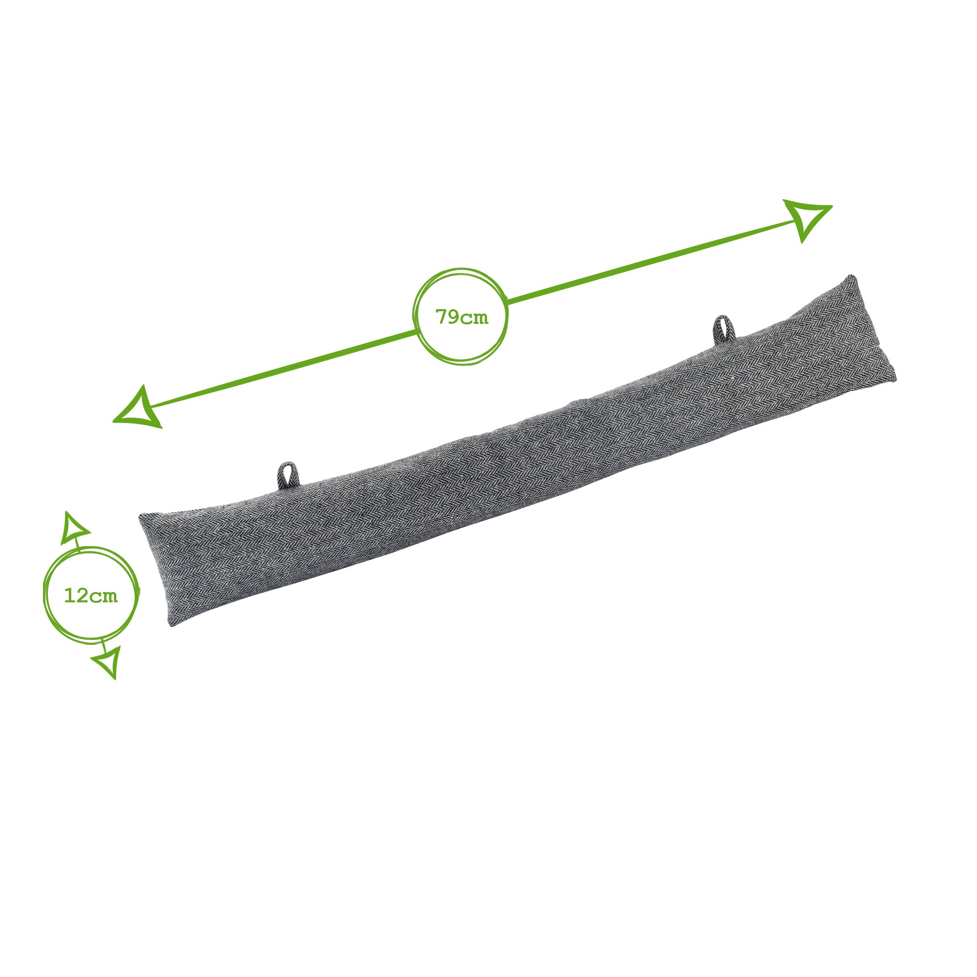 Star Herringbone Draught Excluder - 80cm