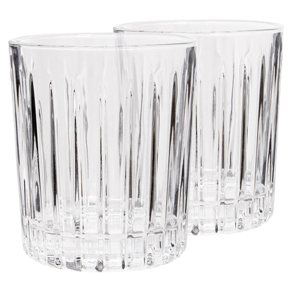 310ml Fluted Whisky Glasses - Pack of Two
