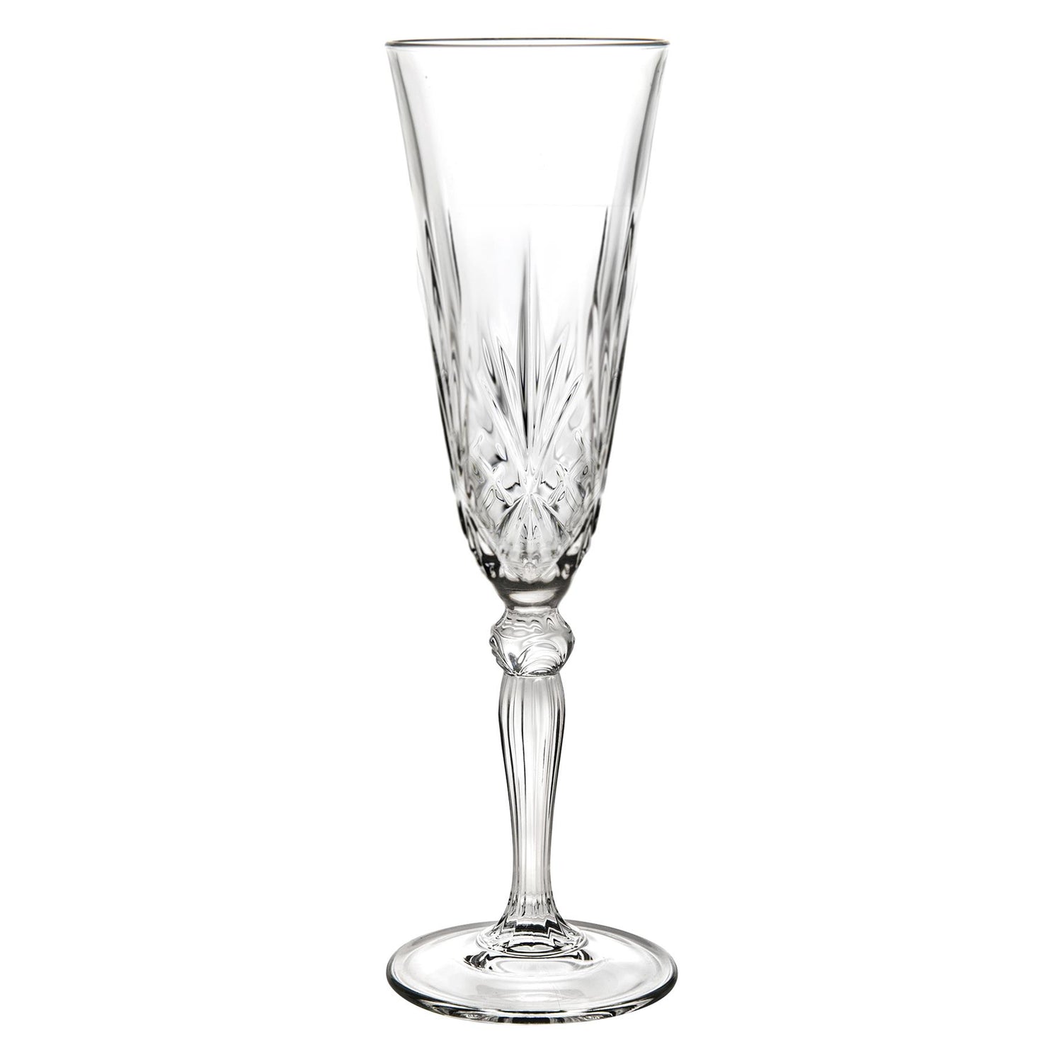 160ml Melodia Glass Champagne Flutes - Pack of 6