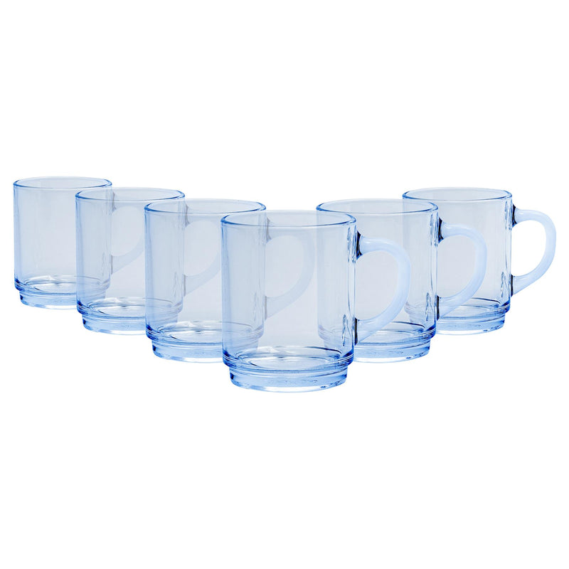 260ml Versailles Glass Mugs - Pack of Six - By Duralex