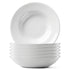 Round Opalware Pasta Bowls - 20cm - White - Pack of 6