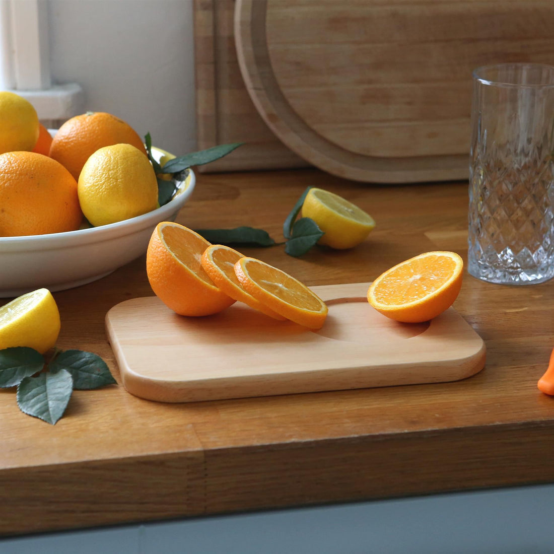 Wooden Tea & Biscuit Serving Board - 23cm x 15cm