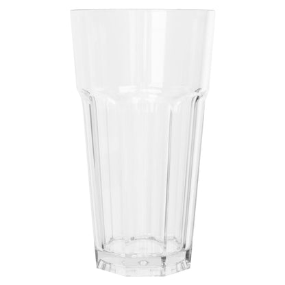 580ml Reusable Plastic Highball Glasses - Pack of 6