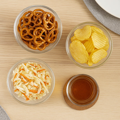 Glass Snack Bowls - 11cm - Pack of 6