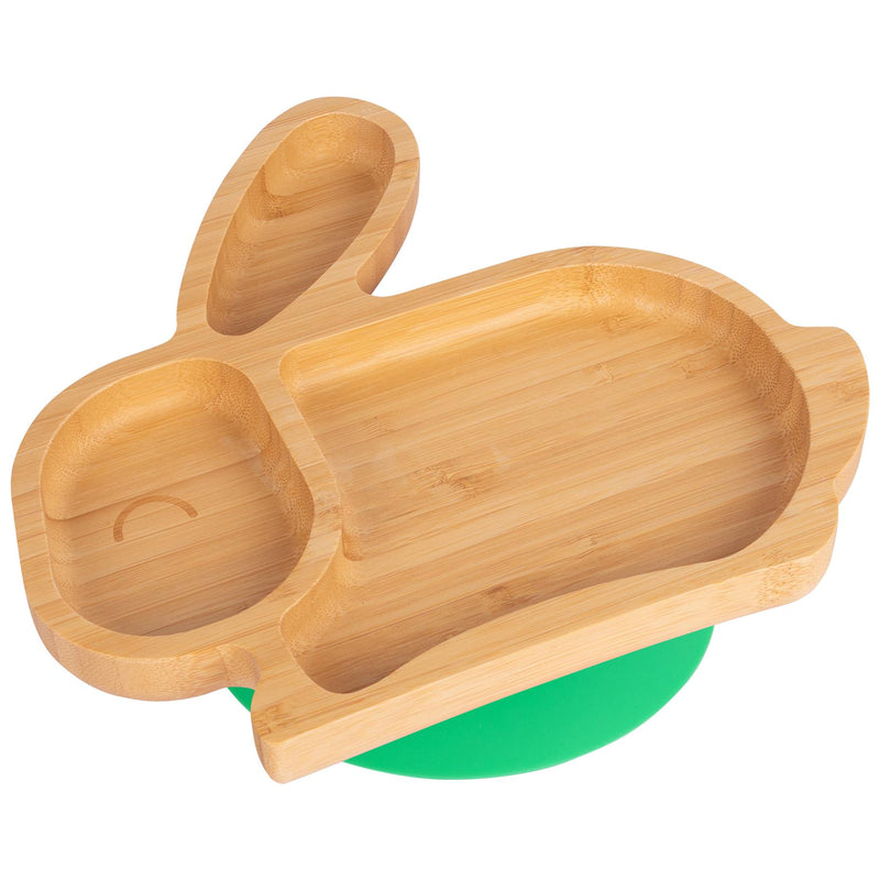 Bamboo Rabbit Baby Feeding Plate with Suction Cup - By Tiny Dining