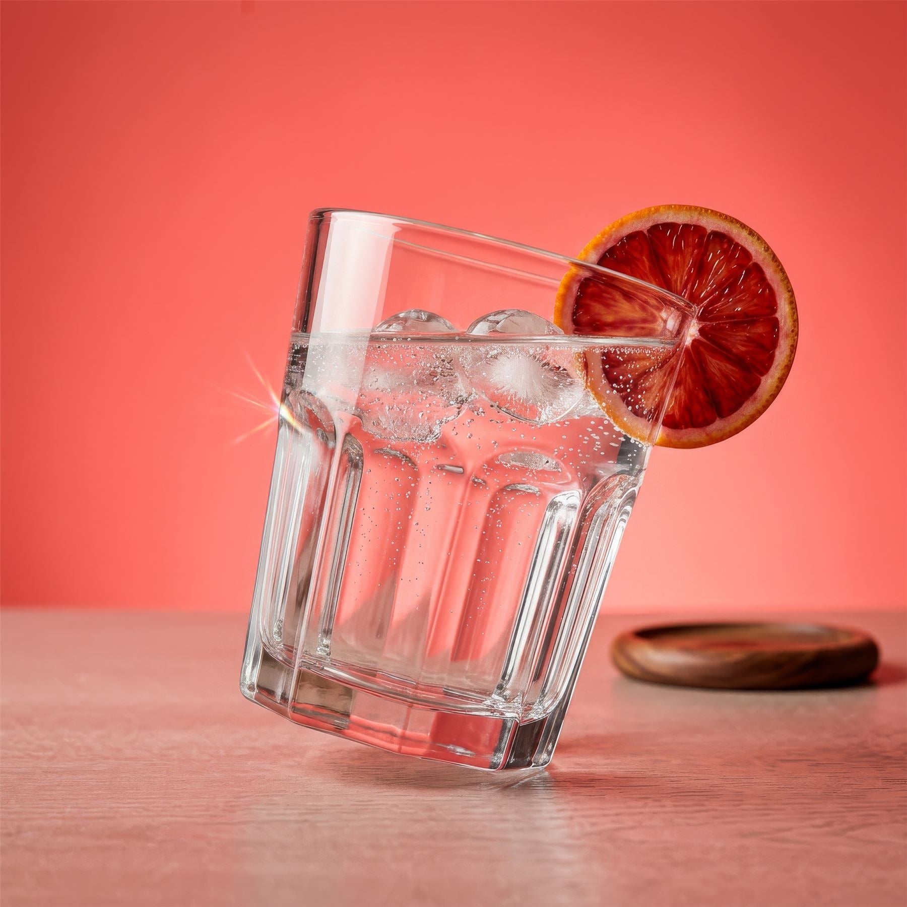 285ml Panelled Glass Tumblers - Pack of 6