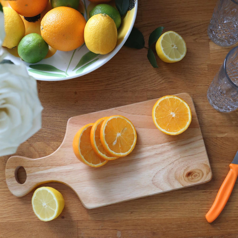 Wooden Chopping Board with Handle - 34cm x 16cm - By Argon Tableware