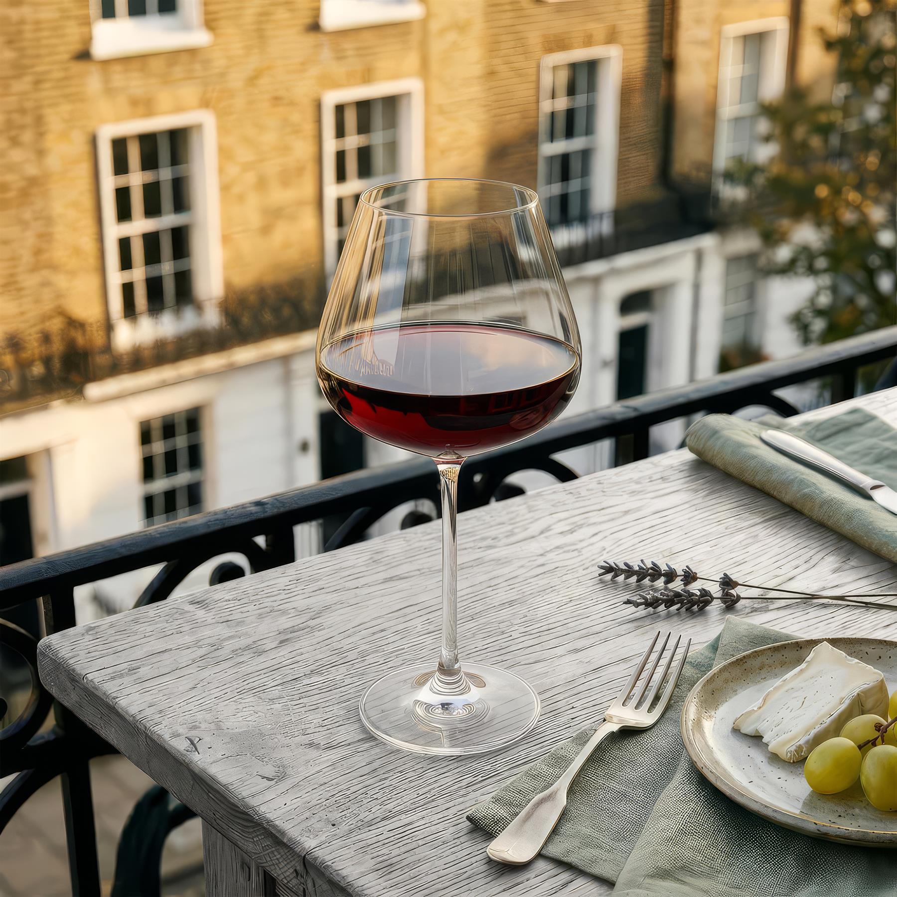 650ml Dulwich Crystal Red Wine Glasses - Pack of Six
