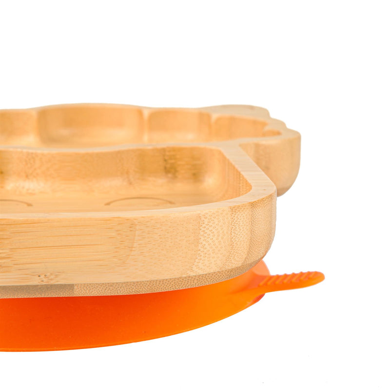 Bamboo Llama Baby Feeding Plate with Suction Cup - By Tiny Dining