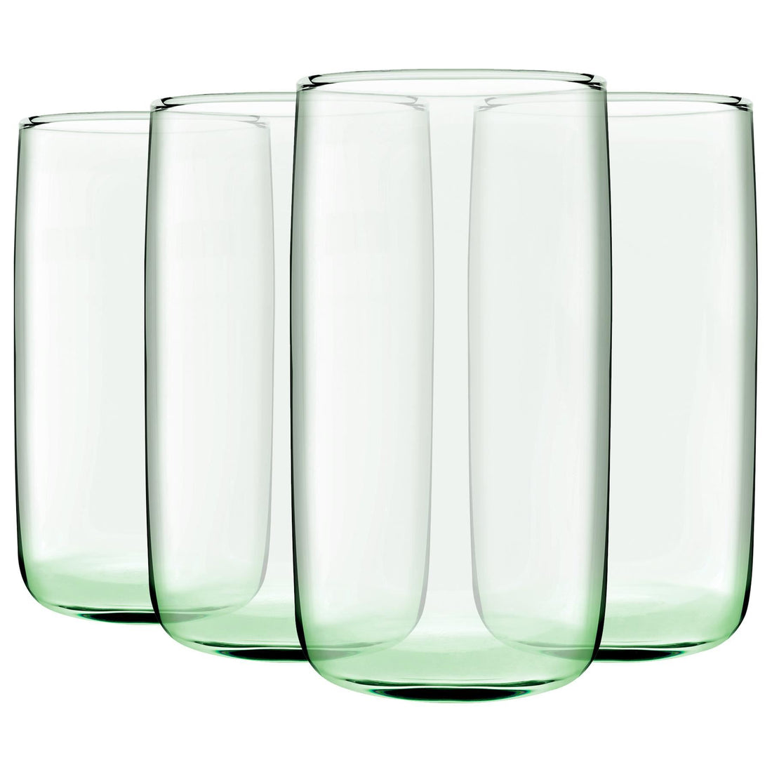 365ml Aware Iconic Recycled Highball Glasses - Green - Pack of 4 - By Pasabahce