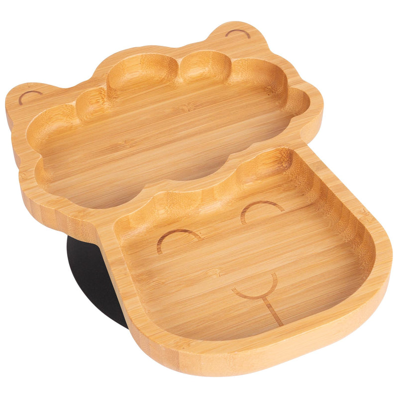 Bamboo Llama Baby Feeding Plate with Suction Cup - By Tiny Dining