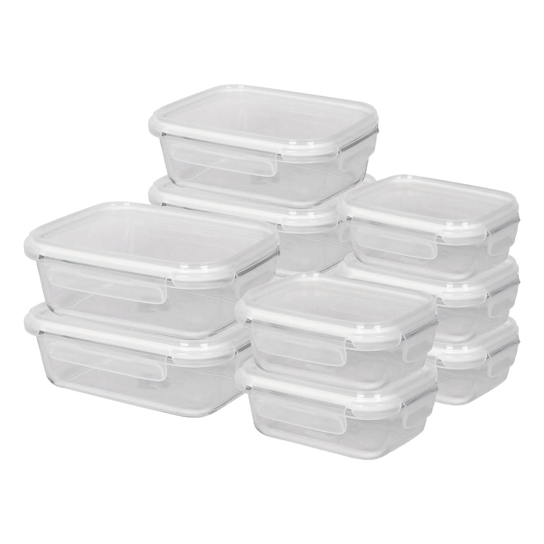 10pc Glass Food Storage Containers Set with Lids