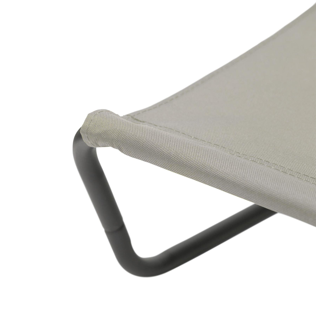 Beige Folding Beach Loungers - Pack of 2